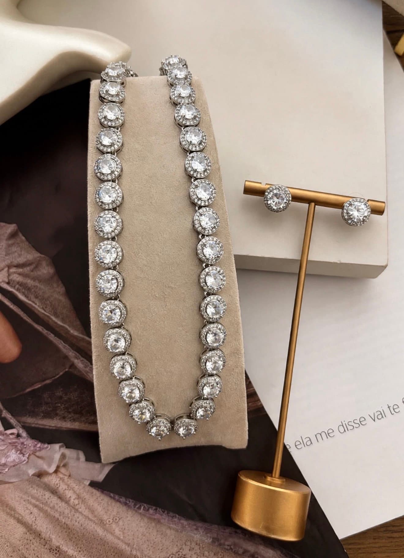 Conjunto prata inspiração SW