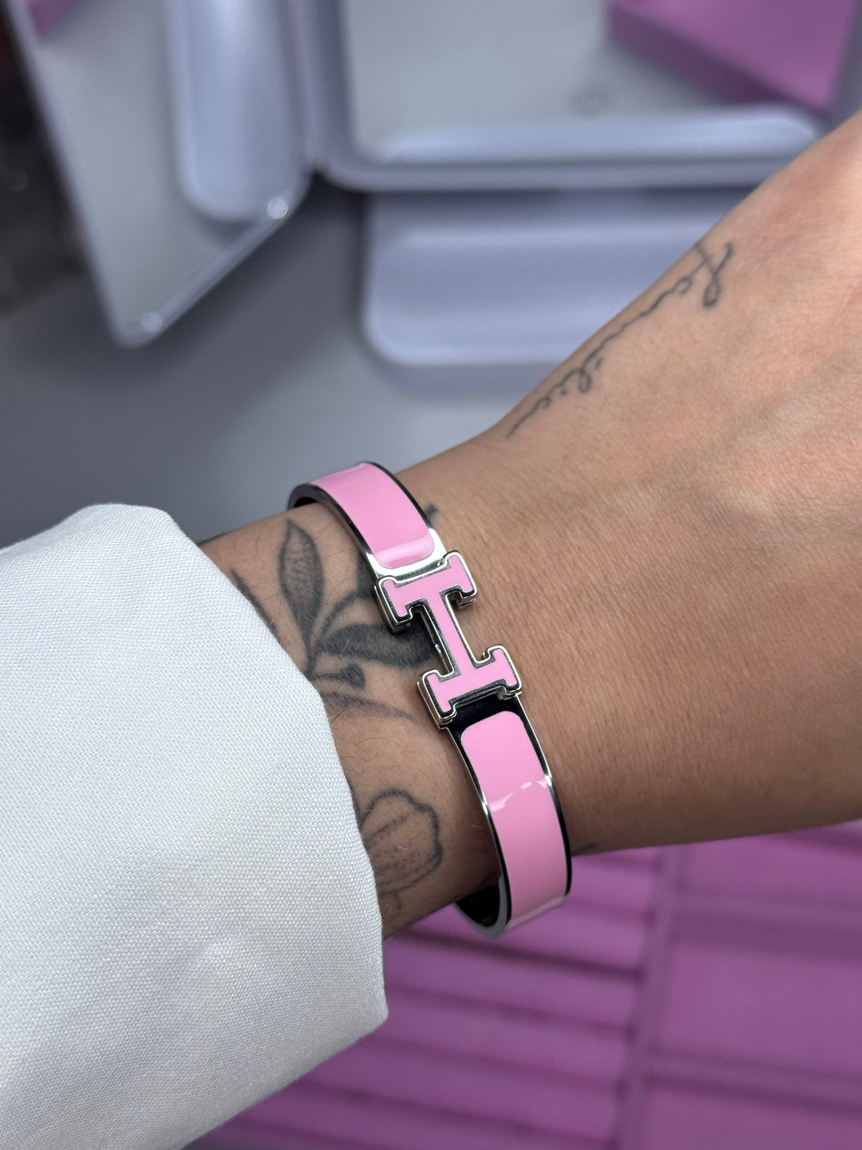 Bracelete Elegance Rosa – Inspiração H