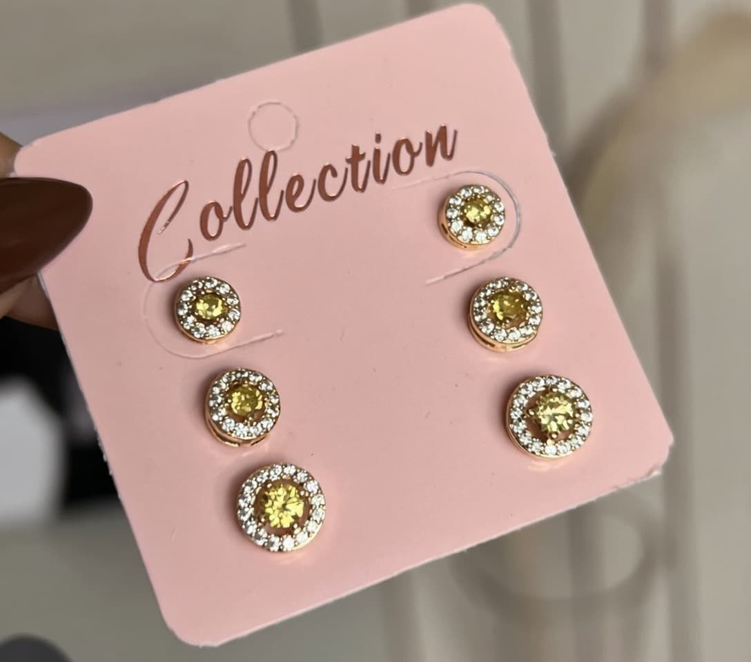 Kit Brincos Ponto de Luz Luxury (4 Pares)